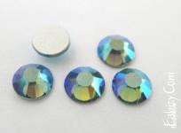 33грн(30шт) Стрази холодної фіксації VIVA12 Preciosa ss5(1,7-1,9 мм) Indicolite AB