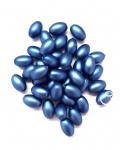 30грн(20шт) Перли рис чеські скляні Preciosa 6x4мм блакитні матові  70539 29002