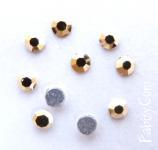 24грн (20шт) Стрази холодної фіксації 8-гранні Preciosa ss4( 1.50–1.70mm) crystal Aurum